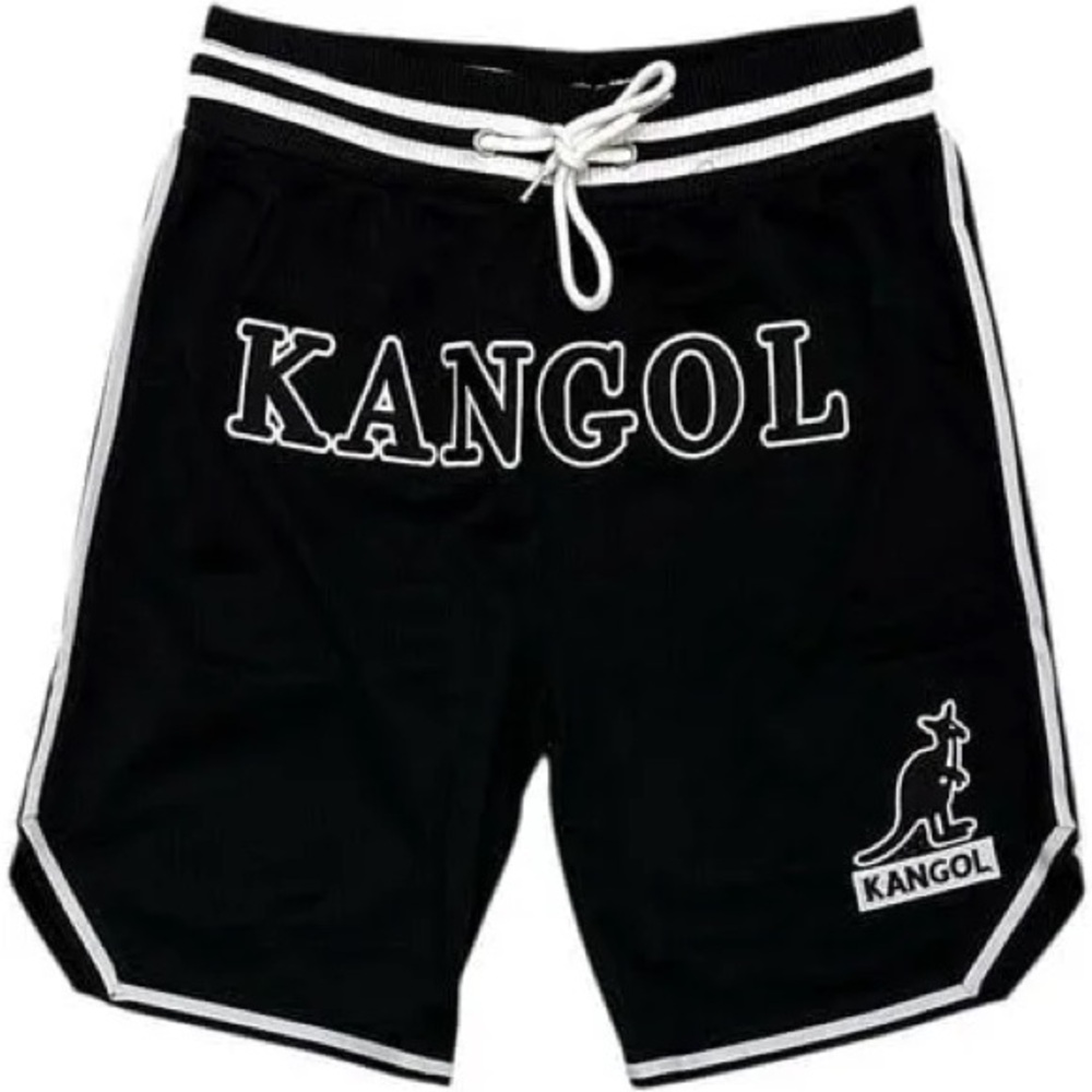 Kangol Black and White Athletic Men's Shorts